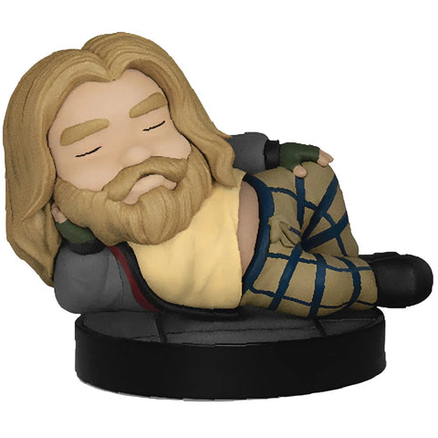 Marvel Avengers: Endgame - Fat Bro Thor Figure (Nap Time Version) - Beast Kingdom - Mini Egg Attack Series - Image 1