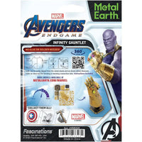 Marvel [Avengers: Endgame] - Infinity Gauntlet Figure Model Kit (Steel, Moderate Difficulty) - Fascinations - Metal Earth Series