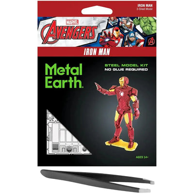 Marvel [Avengers] - Iron Man Figure Model Kit (Steel, Expert Difficulty) - Fascinations - Metal Earth Series