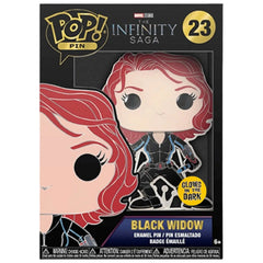 Marvel [Avengers: The Infinity Saga] - Black Widow Pin Badge (Glows in the Dark, Enamel) - Funko - Pop! Pin Series (23)