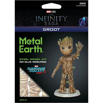 Marvel [Avengers: The Infinity Saga] - Groot Figure Model Kit (Steel, Moderate Difficulty) - Fascinations - Metal Earth Series