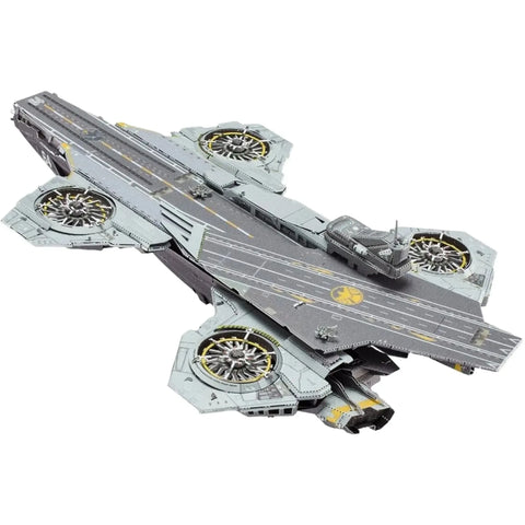 Marvel [Avengers: The Infinity Saga] - Helicarrier Vehicle 3D Figure Model Kit (Steel, Hard Difficulty) - Fascinations - Metal Earth Premium Series - (2024)