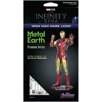 Marvel [Avengers: The Infinity Saga] - Iron Man Mark LXXXV 3D Figure Model Kit (Steel, Easy to Moderate Difficulty) - Fascinations - Metal Earth Premium Series - (2022)