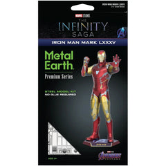 Marvel [Avengers: The Infinity Saga] - Iron Man Mark LXXXV 3D Figure Model Kit (Steel, Easy to Moderate Difficulty) - Fascinations - Metal Earth Premium Series - (2022)