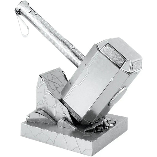 Marvel [Avengers] - Unpainted Mjolnir Model Kit (Steel, Moderate Difficulty) - Fascinations - Metal Earth Series