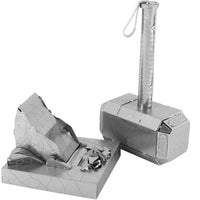 Marvel [Avengers] - Unpainted Mjolnir Model Kit (Steel, Moderate Difficulty) - Fascinations - Metal Earth Series