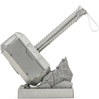 Marvel [Avengers] - Unpainted Mjolnir Model Kit (Steel, Moderate Difficulty) - Fascinations - Metal Earth Series