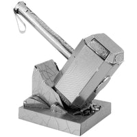 Marvel [Avengers] - Unpainted Mjolnir Model Kit (Steel, Moderate Difficulty) - Fascinations - Metal Earth Series