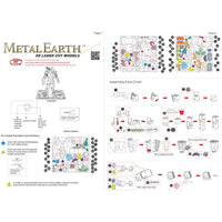 Marvel [Avengers] - Unpainted War Machine Figure Model Kit (Steel, Expert Difficulty) - Fascinations - Metal Earth Series
