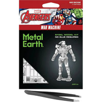 Marvel [Avengers] - Unpainted War Machine Figure Model Kit (Steel, Expert Difficulty) - Fascinations - Metal Earth Series