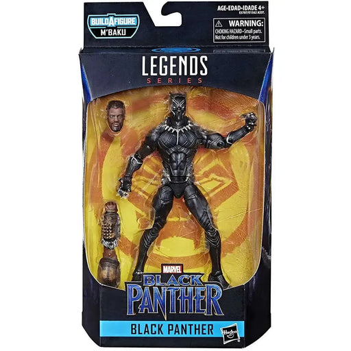 Marvel - Black Panther Action Figure (6") - Marvel Legends Series [Build a Figure: M'Baku]