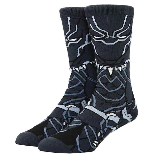 Marvel: Black Panther - T'Challa Character Crew Socks - Bioworld - Animigos Series