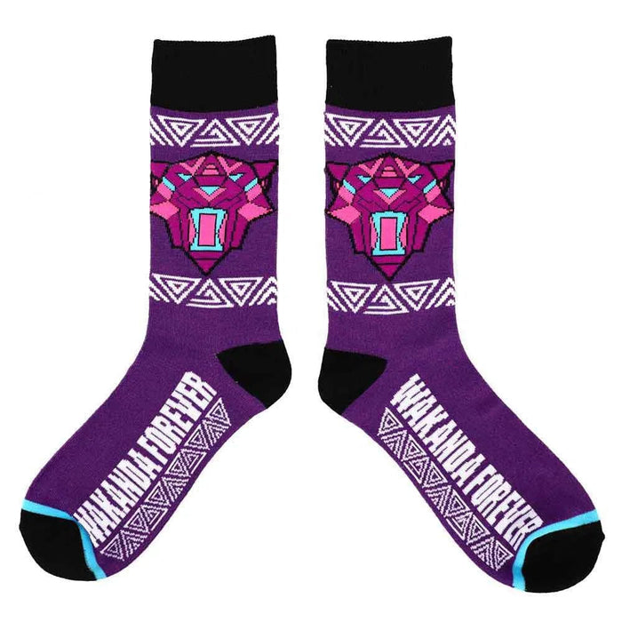 Marvel: Black Panther - Wakanda Forever Crew Socks (5 Pairs) - Bioworld