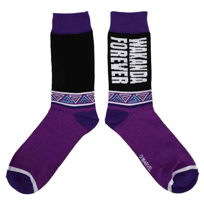 Marvel: Black Panther - Wakanda Forever Crew Socks (5 Pairs) - Bioworld