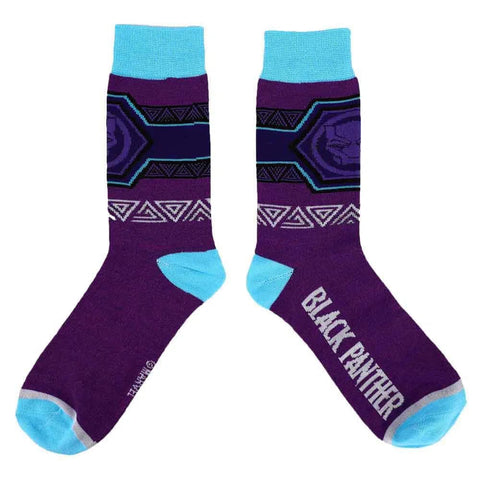 Marvel: Black Panther -  Wakanda Forever Crew Socks (5 Pairs) - Bioworld