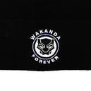 Marvel: Black Panther - "Wakanda Forever" Cuff Beanie Hat (Black) - Bioworld