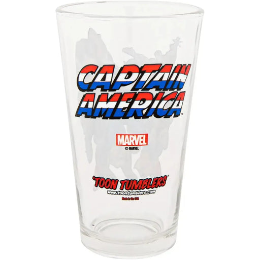 Marvel [Captain America: Bronze Age] - Comic Book Characters Pint Drinking Glass (16 oz.) - PopFun - Toon Tumblers
