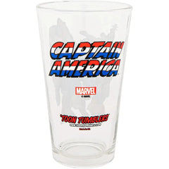 Marvel [Captain America: Bronze Age] - Comic Book Characters Pint Drinking Glass (16 oz.) - PopFun - Toon Tumblers