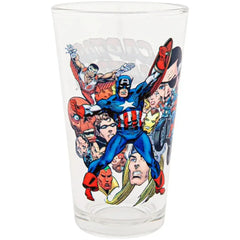 Marvel [Captain America: Bronze Age] - Comic Book Characters Pint Drinking Glass (16 oz.) - PopFun - Toon Tumblers