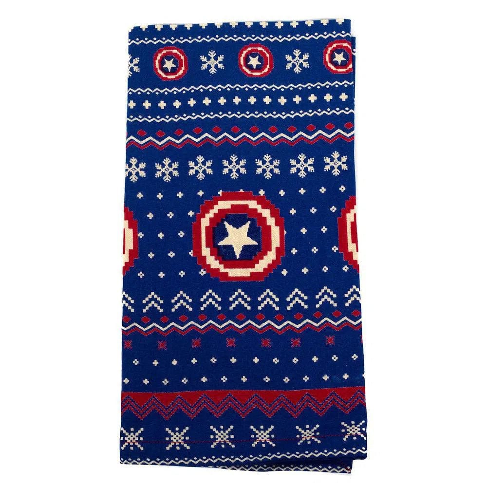 Marvel: Captain America - Christmas Kitchen Gift Set - Bioworld - Apron, Oven Mitt & Dish Towel