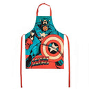 Marvel - Captain America Kitchen Gift Set - Bioworld - Apron, Oven Mitt & Dish Towel