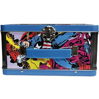 Marvel [Captain America] - Retro Comic Book Art Lunchbox & Beverage Container Set - Surreal Entertainment - PREVIEWS Exclusive Series