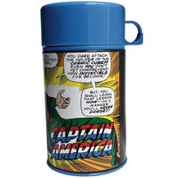 Marvel [Captain America] - Retro Comic Book Art Lunchbox & Beverage Container Set - Surreal Entertainment - PREVIEWS Exclusive Series