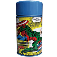 Marvel [Captain America] - Retro Comic Book Art Lunchbox & Beverage Container Set - Surreal Entertainment - PREVIEWS Exclusive Series
