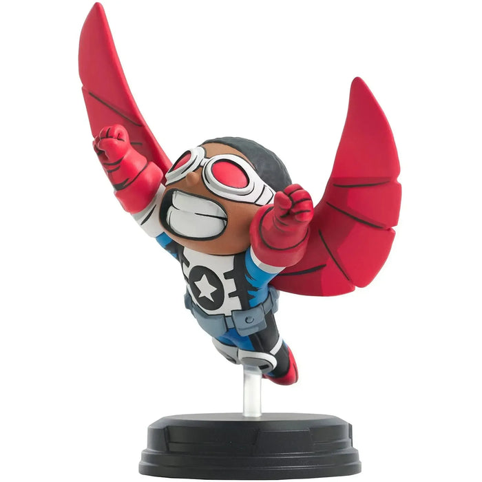 Marvel - Captain America (Sam Wilson) Animated-Style Statue Figure (5", Limited Edition) - Diamond Select Toys [Gentle Giant Ltd.] - (2024)