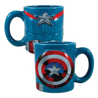 Marvel - Captain America Sculpted Mug (Ceramic, 20 oz.) - Bioworld