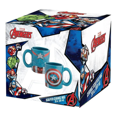 Marvel - Captain America Sculpted Mug (Ceramic, 20 oz.) - Bioworld