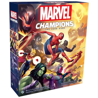 Marvel Champions: The Card Game - Deck-Building Superheroes Card Game for Family, and Adults (1-4 Players, Ages 14+) - Fantasy Flight Games