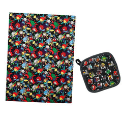 Marvel - Chibi Superheroes Hot Pad & Tea Towel Set - Bioworld