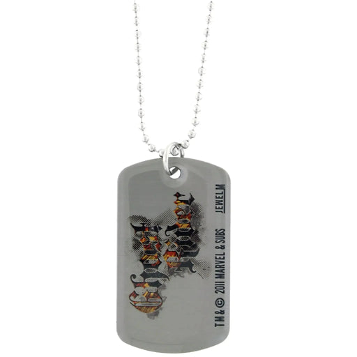 Marvel Comics [Ghost Rider] - Skull Dog Tag Necklace - Jewel M - (2024)