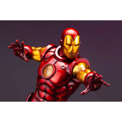 Marvel Comics - Retro Iron Man Statue Figure (1:6 Scale) - Kotobukiya - Fine Art Statue Series
