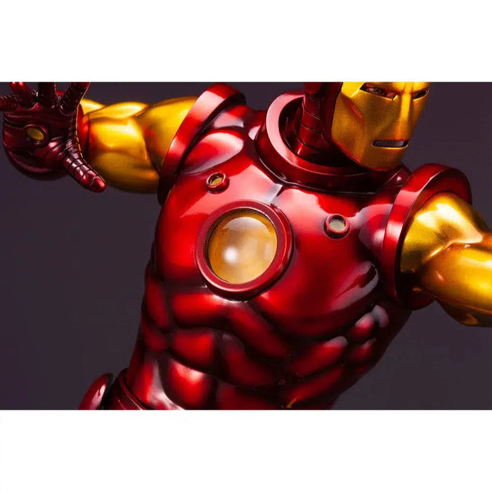Marvel Comics - Retro Iron Man Statue Figure (1:6 Scale) - Kotobukiya - Fine Art Statue Series