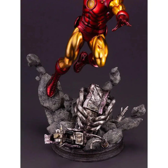Marvel Comics - Retro Iron Man Statue Figure (1:6 Scale) - Kotobukiya - Fine Art Statue Series