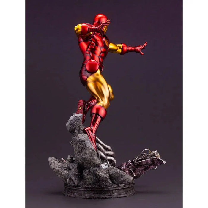 Marvel Comics - Retro Iron Man Statue Figure (1:6 Scale) - Kotobukiya - Fine Art Statue Series