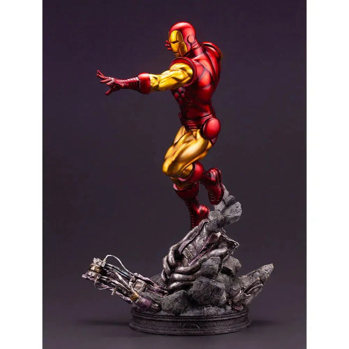 Marvel Comics - Retro Iron Man Statue Figure (1:6 Scale) - Kotobukiya - Fine Art Statue Series