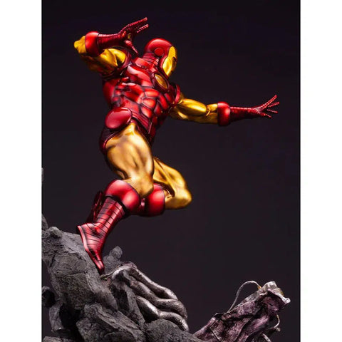 Marvel Comics - Retro Iron Man Statue Figure (1:6 Scale) - Kotobukiya - Fine Art Statue Series