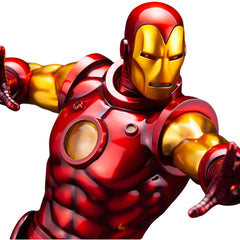 Marvel Comics - Retro Iron Man Statue Figure (1:6 Scale) - Kotobukiya - Fine Art Statue Series