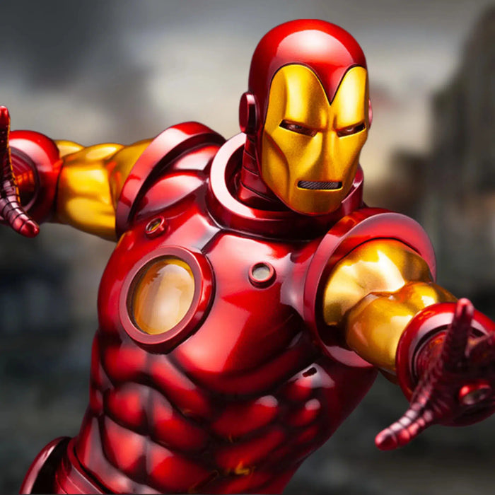 Marvel Comics - Retro Iron Man Statue Figure (1:6 Scale) - Kotobukiya - Fine Art Statue Series