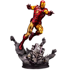 Marvel Comics - Retro Iron Man Statue Figure (1:6 Scale) - Kotobukiya - Fine Art Statue Series