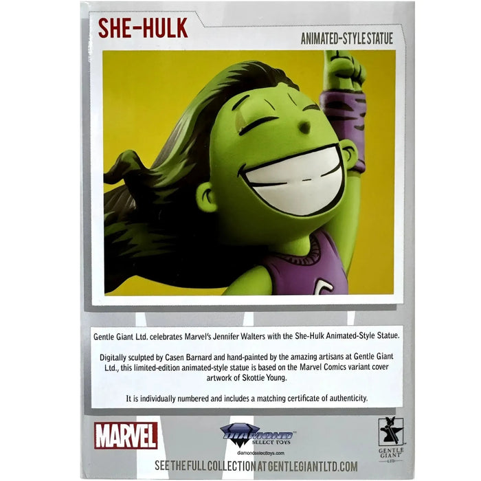 Marvel Comics - She-Hulk Animated-Style Statue Figure (5") - Diamond Select Toys [Gentle Giant Ltd.] - (2023)