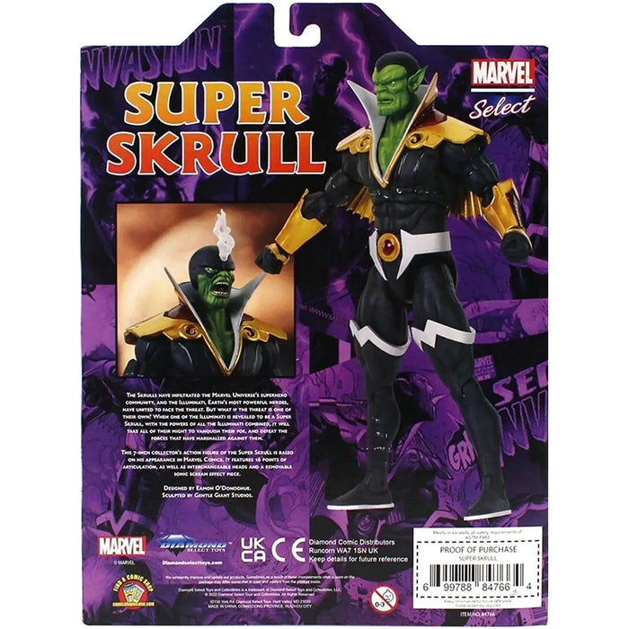 Marvel Comics - Super Skrull Action Figure (7.25") - Diamond Select Toys - Marvel Select Series - (2020)