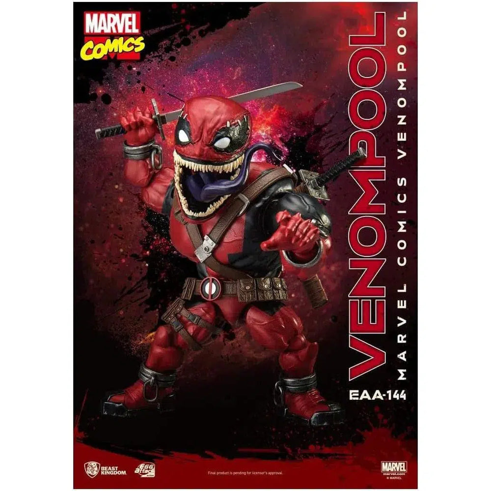 Marvel Comics [Venom x Deadpool] - Venompool Figure - Beast Kingdom - Egg Attack Action Series (EAA-144)