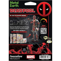 Marvel - Deadpool Figure Model Kit (Steel, Challenging Difficulty) - Fascinations - Metal Earth Series