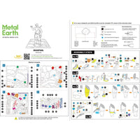 Marvel - Deadpool Figure Model Kit (Steel, Challenging Difficulty) - Fascinations - Metal Earth Series