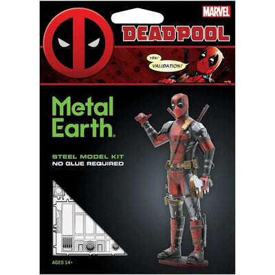 Marvel - Deadpool Figure Model Kit (Steel, Challenging Difficulty) - Fascinations - Metal Earth Series
