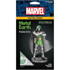 Marvel - Doctor Doom Figure Model Kit (Steel, Challenging Difficulty) - Fascinations - Metal Earth Premium Series